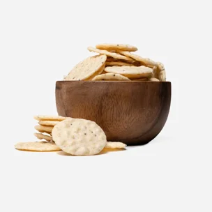 Biscuiți de orez cu sare de mare