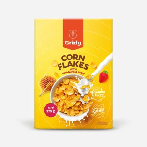 Corn Flakes îmbogățiți cu vitamine și fier