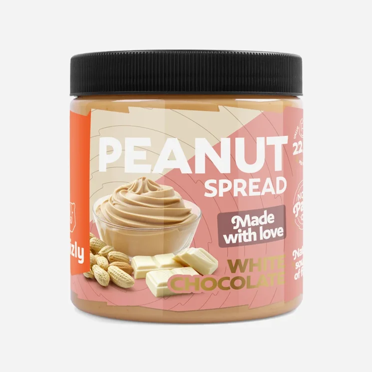 Cremă de arahide cu ciocolată albă ,