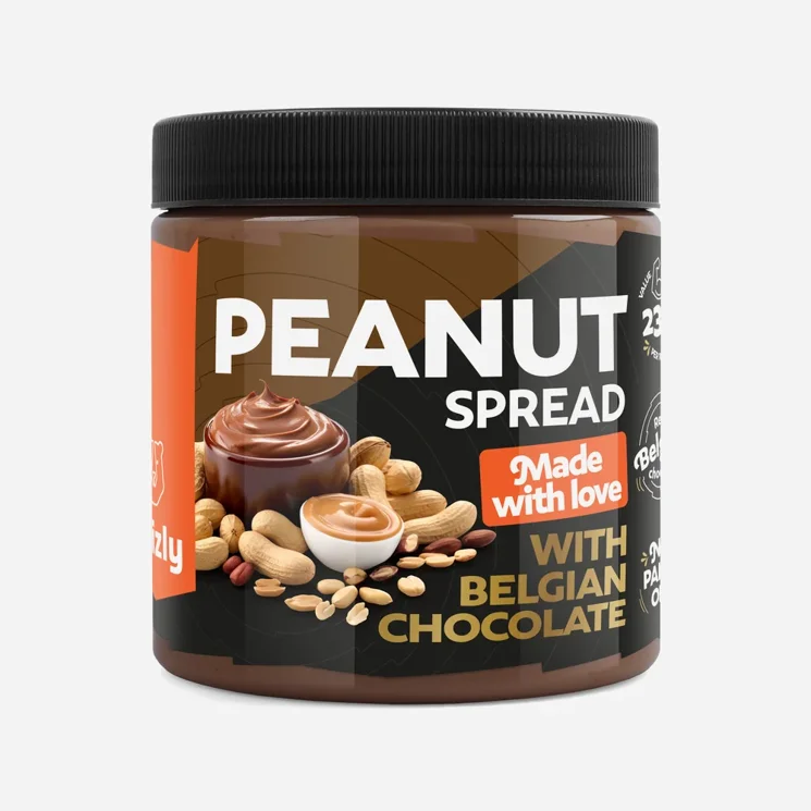 Cremă de arahide cu ciocolată belgiană