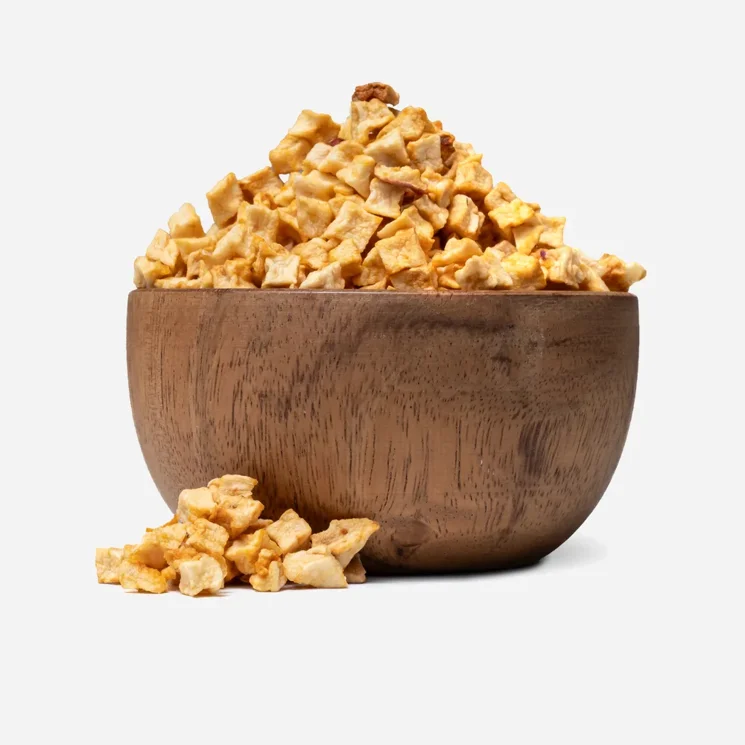 Cuburi de mere uscate