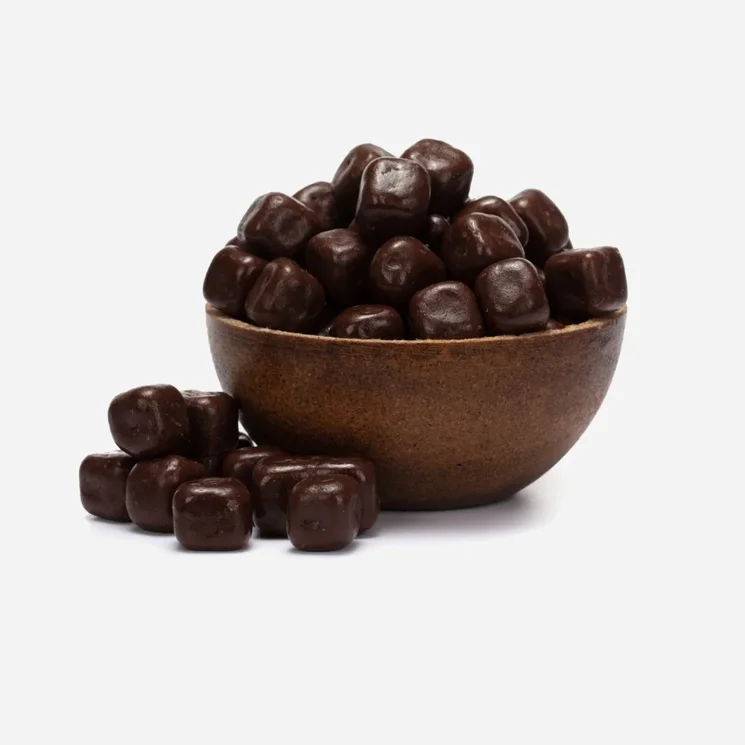 Cuburi de nucă de cocos în ciocolată cu lapte