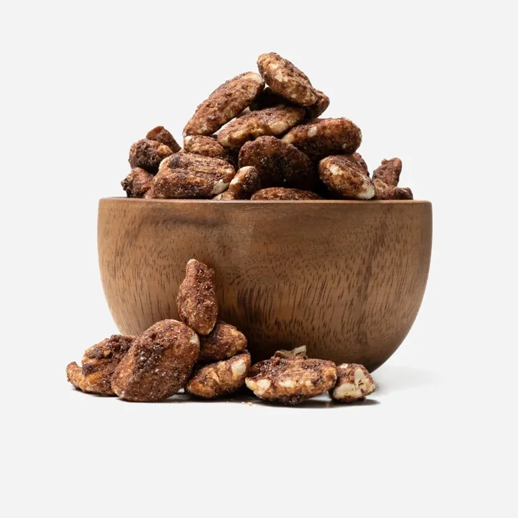 Nuci pecan cu scorțișoară și sare de mare